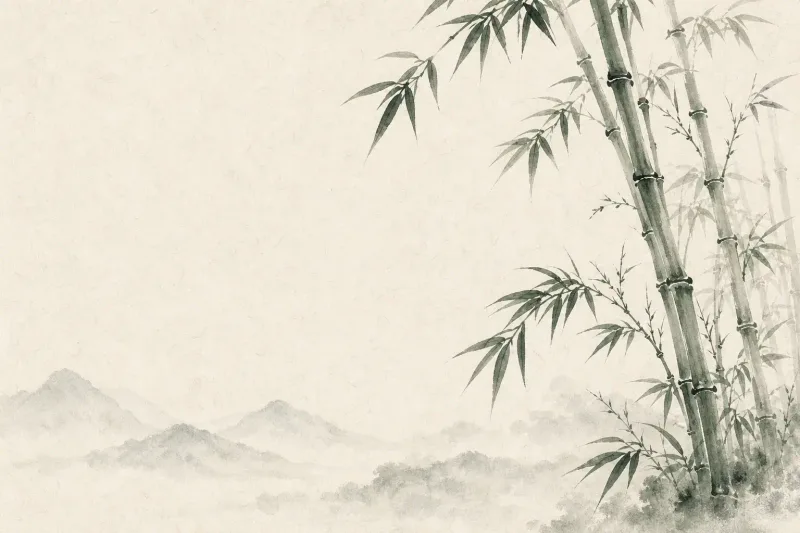 竹影摇风，静里生香封面